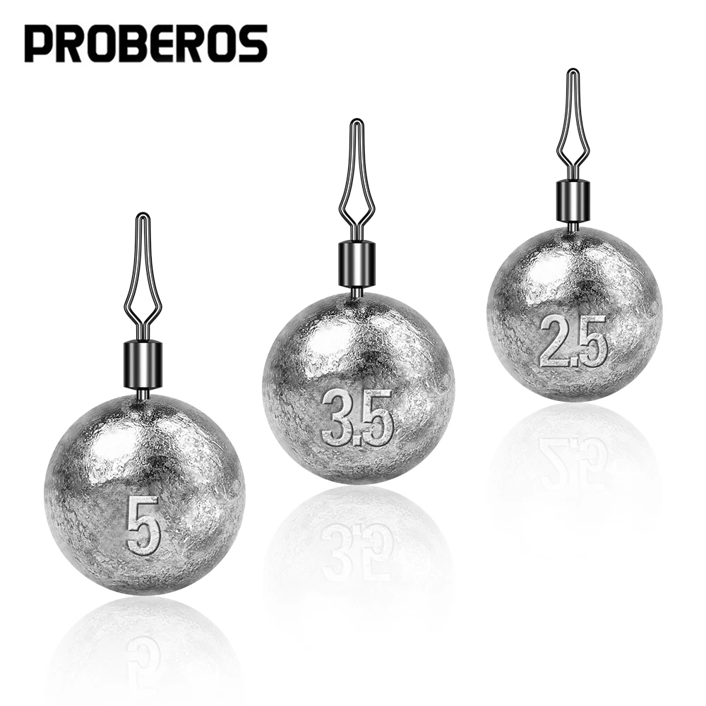 Fishing Equipment Stores - PROBEROS 50 шт. 2,5-20 г круглые
