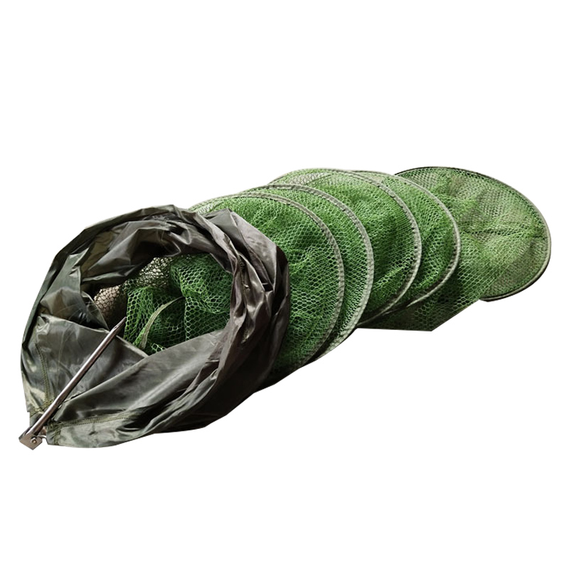 Fishing Equipment Stores - Складная рыболовная сеть, снасти, алюминиевое кольцо,