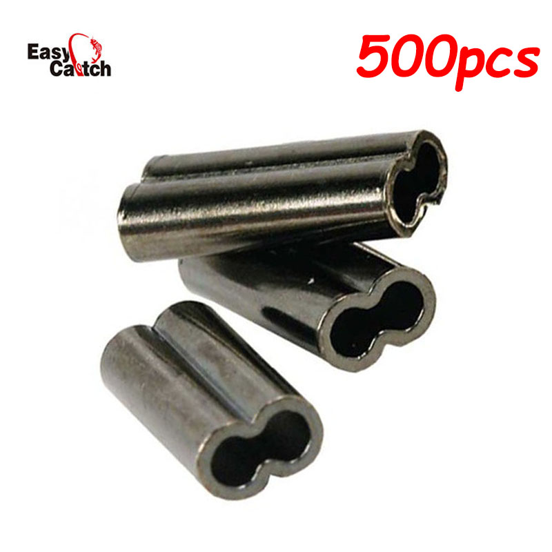 Fishing Equipment Stores - 500 шт./лот, медные рыболовные обжимные рукава,